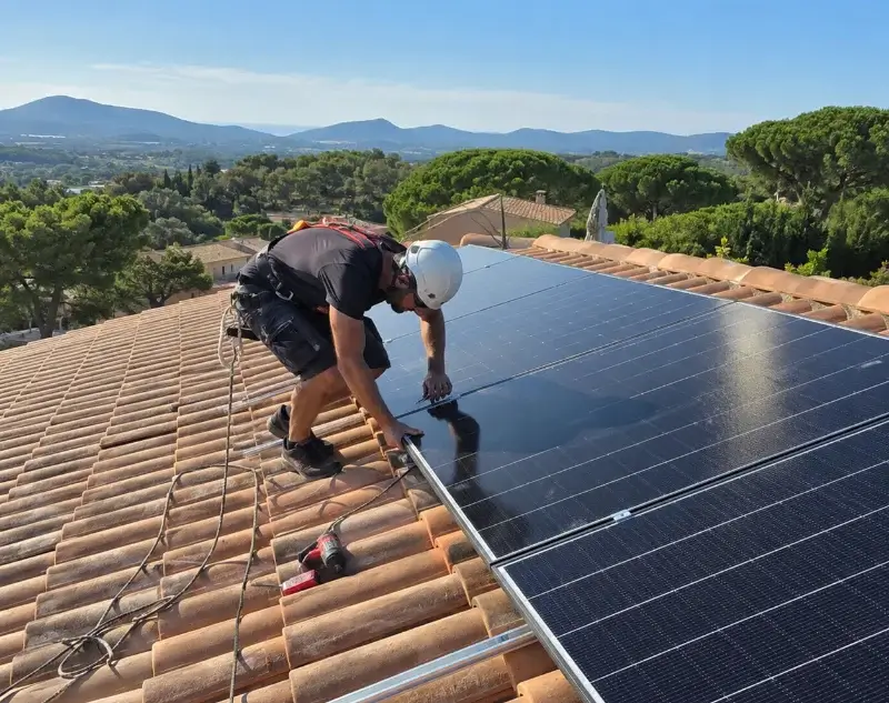Installateur panneaux solaires Vue — pose photovoltaïque sur toiture
