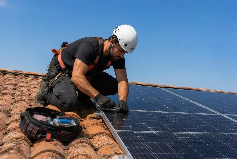 Maintenance et monitoring de panneaux solaires à Vue