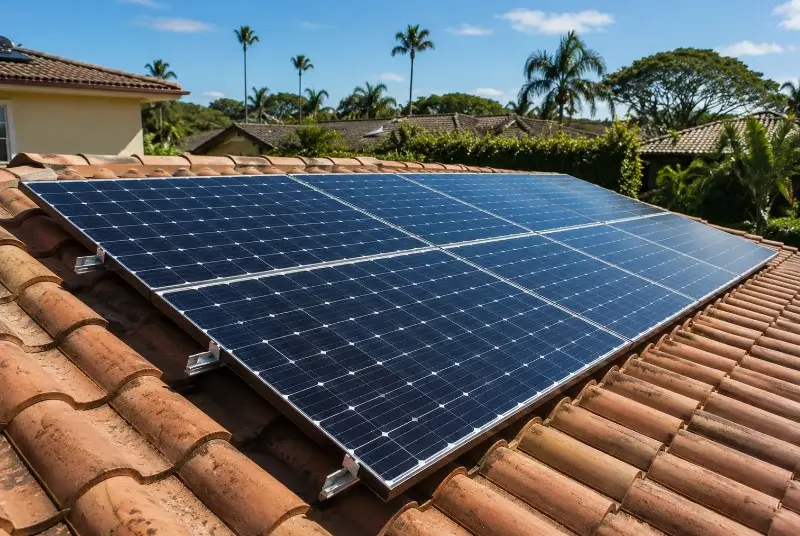 Installation de panneaux solaires à Vue