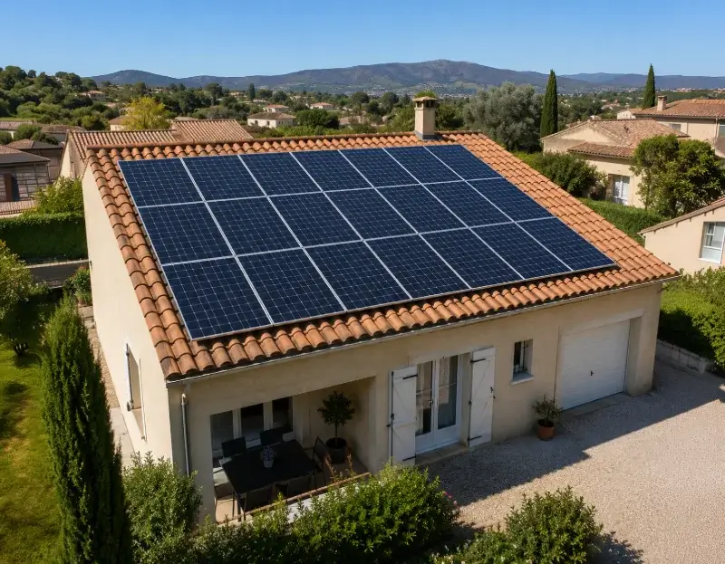 Prime à l'autoconsommation panneaux solaires Vue — aide financière de l'État